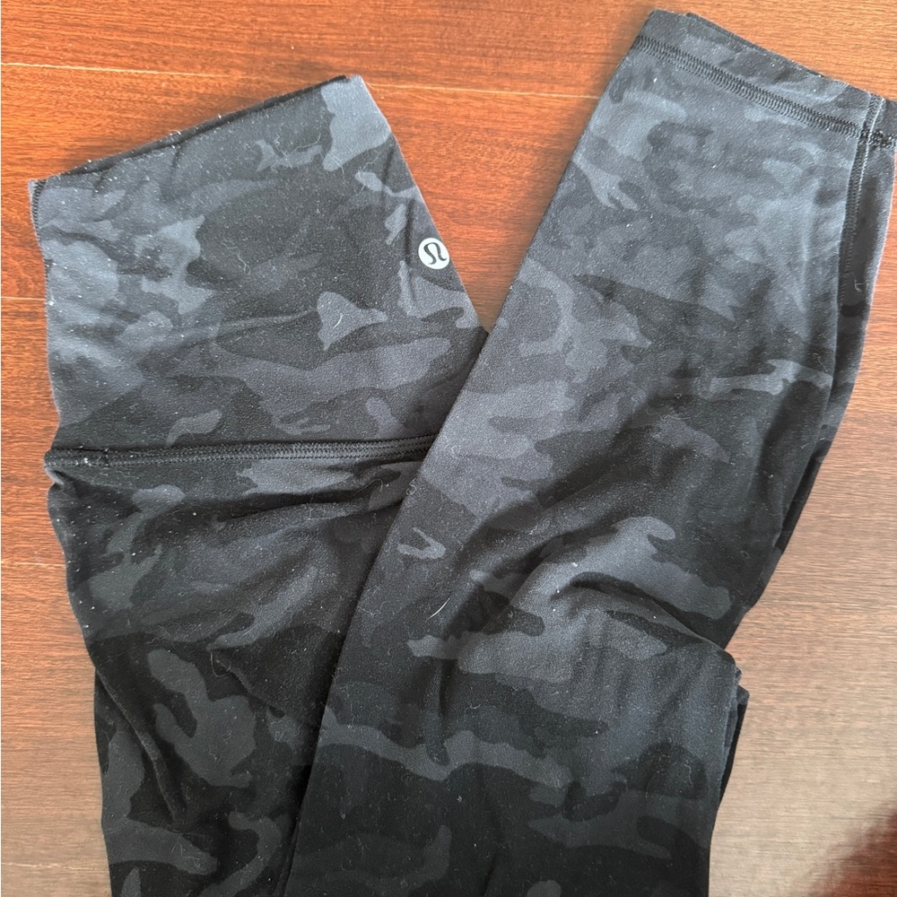 Lululemon Black Camo Leggings